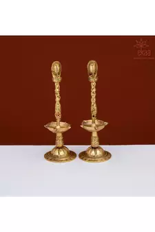 Brass Parrot Lamp (Set of 2)