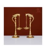 Brass Parrot Lamp (Set of 2)