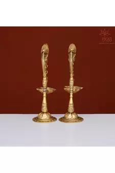 Brass Parrot Lamp (Set of 2)