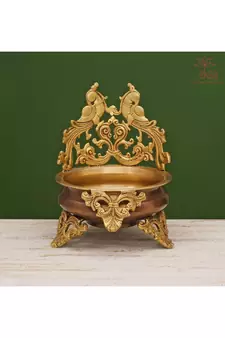 Brass Parrot Urli