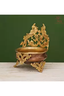 Brass Parrot Urli