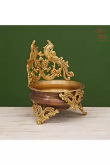 Brass Parrot Urli