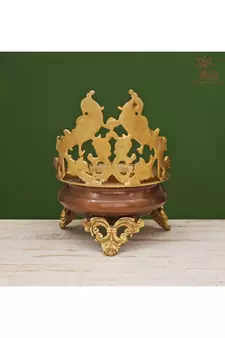 Brass Parrot Urli