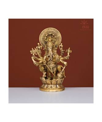 Drishti Ganesh Statue in Brass 1