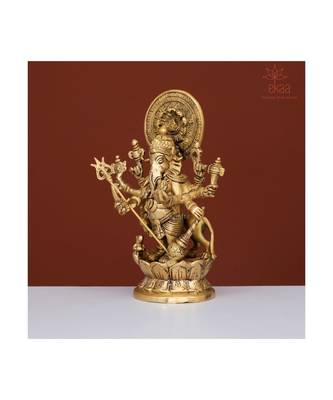Drishti Ganesh Statue in Brass 2