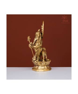 Drishti Ganesh Statue in Brass 3