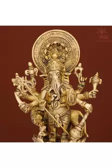 Drishti Ganesh Statue in Brass