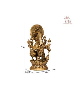 Drishti Ganesh Statue in Brass 6