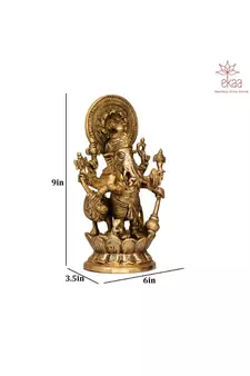 Drishti Ganesh Statue in Brass