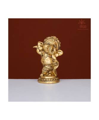 Brass Dancing Lord Ganesha 1
