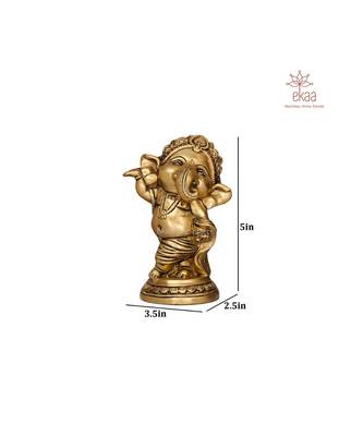 Brass Dancing Lord Ganesha 5