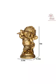 Brass Dancing Lord Ganesha