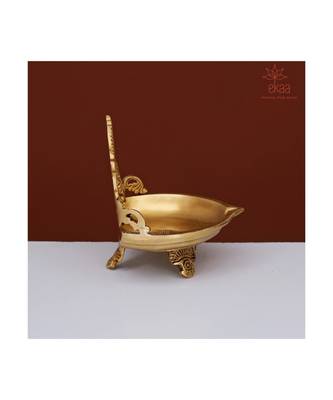 Brass Diya Ganesh Laxmi 3