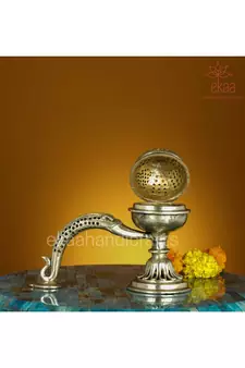 Brass Dhoop Burner with  Handle