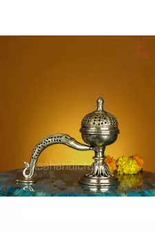 Brass Dhoop Burner with  Handle