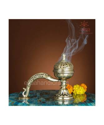 Brass Dhoop Burner with  Handle 5