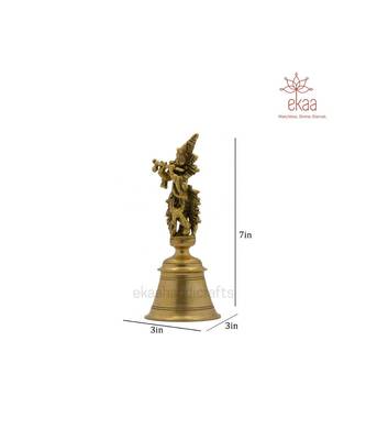 Brass Krishna Bell 1