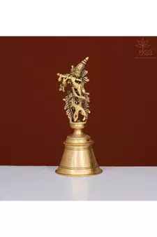 Brass Krishna Bell