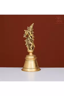 Brass Krishna Bell