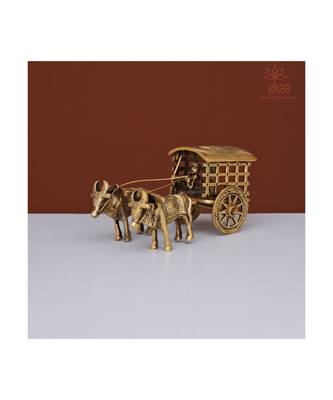 Brass Bullock Cart 3