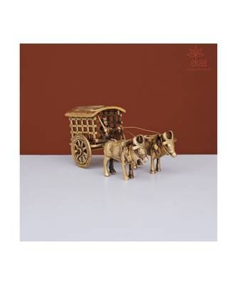 Brass Bullock Cart 4