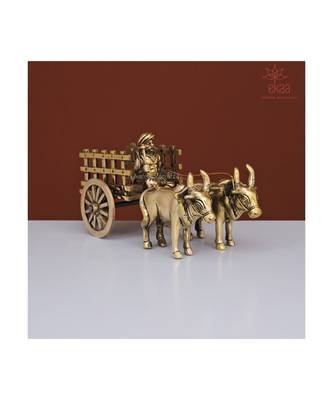 Brass Bullock Cart 4