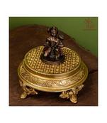 Brass Round Chowki