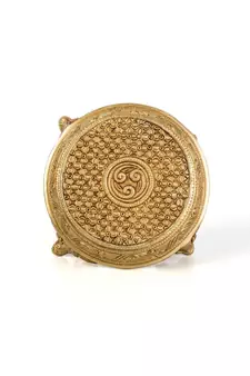 Brass Round Chowki