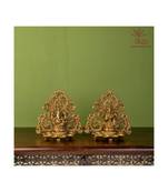 Brass Ganesh &Laxmi Arch Diya Set