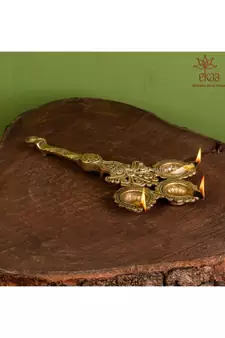 Brass Diya Handle