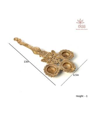 Brass Diya Handle 4