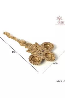 Brass Diya Handle