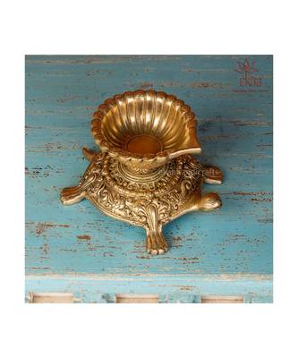 Brass Tortoise Diya 3
