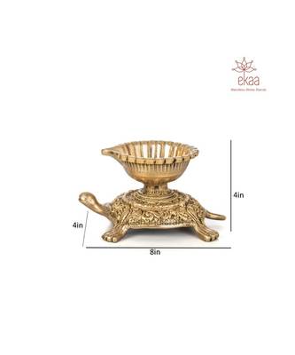 Brass Tortoise Diya 5