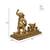 Brass Ganesha pulling Moushak