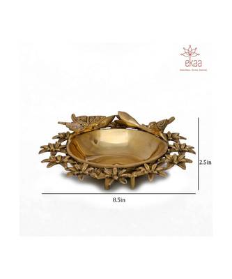 Brass Urli Flower Butterfly 1