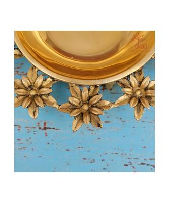 Brass Urli Flower Butterfly 5