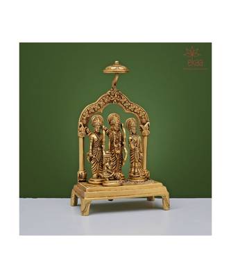 Brass Ram Darbar Murti 2