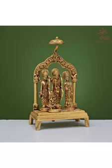 Brass Ram Darbar Murti