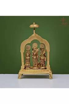 Brass Ram Darbar Murti