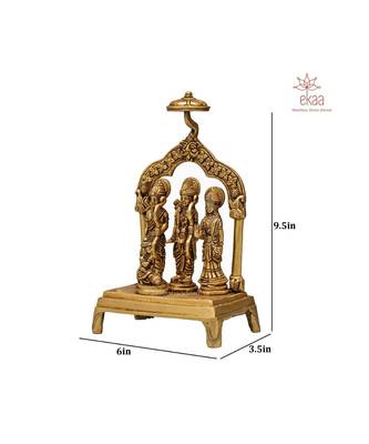 Brass Ram Darbar Murti 5