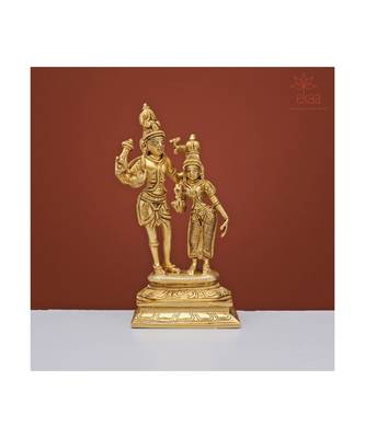 Vishnu Lakshmi Murti in Brass 1