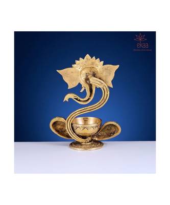 Brass Ganesh Diya 6
