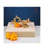 Brass Small Diya with Handle