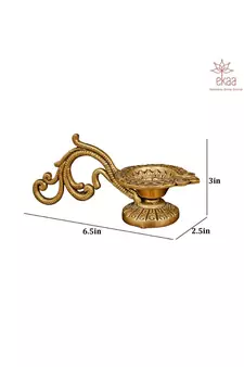 Brass Small Diya with Handle