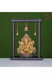 Brass Temple Lord Ganesha