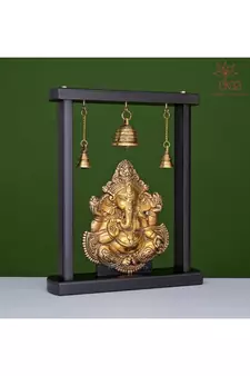 Brass Temple Lord Ganesha