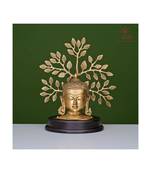 Brass Buddha with Tree of Life