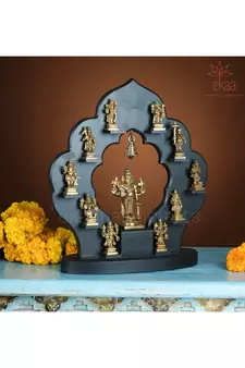 Brass Vishnu Dashavatar Set