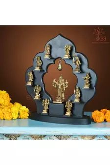 Brass Vishnu Dashavatar Set
